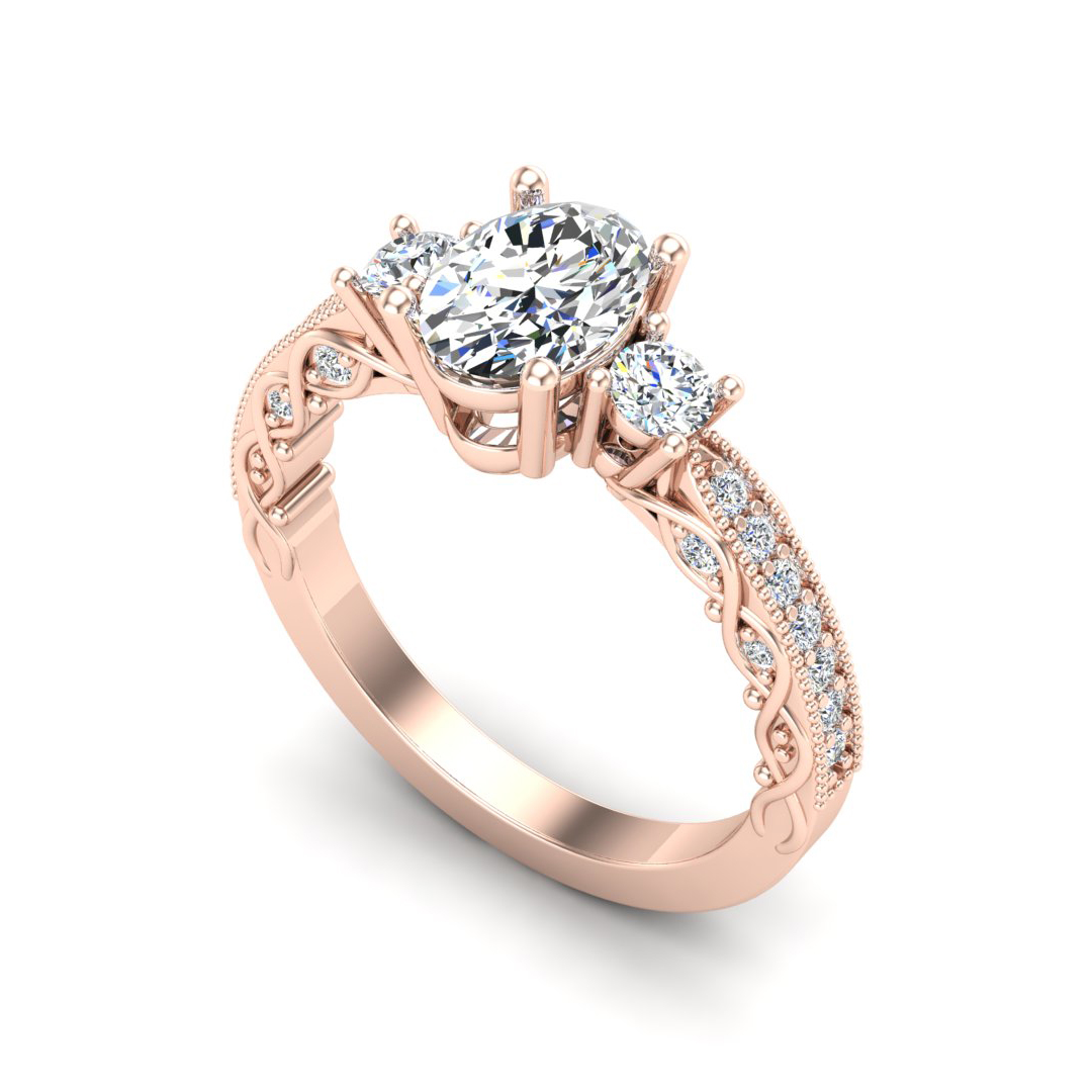 Ariyah Accented Engagement Ring